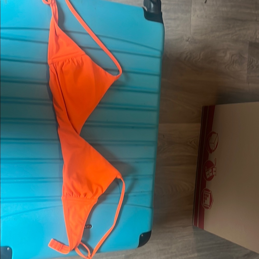 Wild Fable Twist Orange Bikini Top